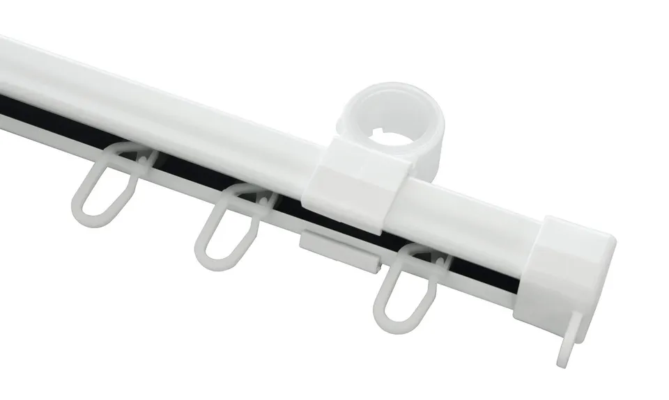 GARDINIA Chicago U-Laufschiene Weiß 110 cm Metall