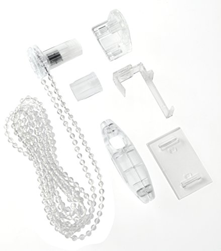 GARDINIA Seitenzug-Rollo Umbauset Transparent 6-teilig