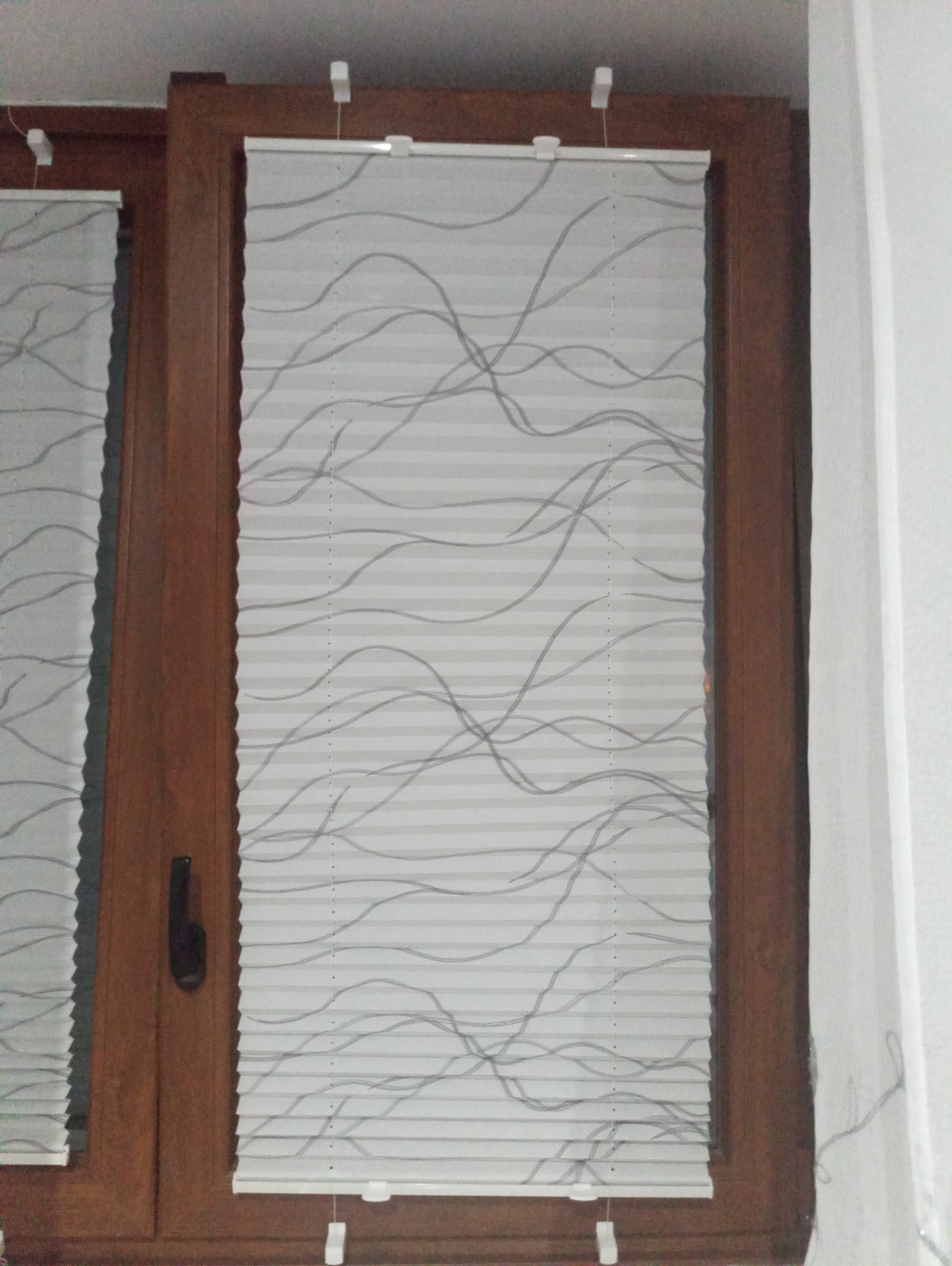 Gardinia EASYFIX Katy Wave Plissee 80x130 cm Weiß blickdicht
