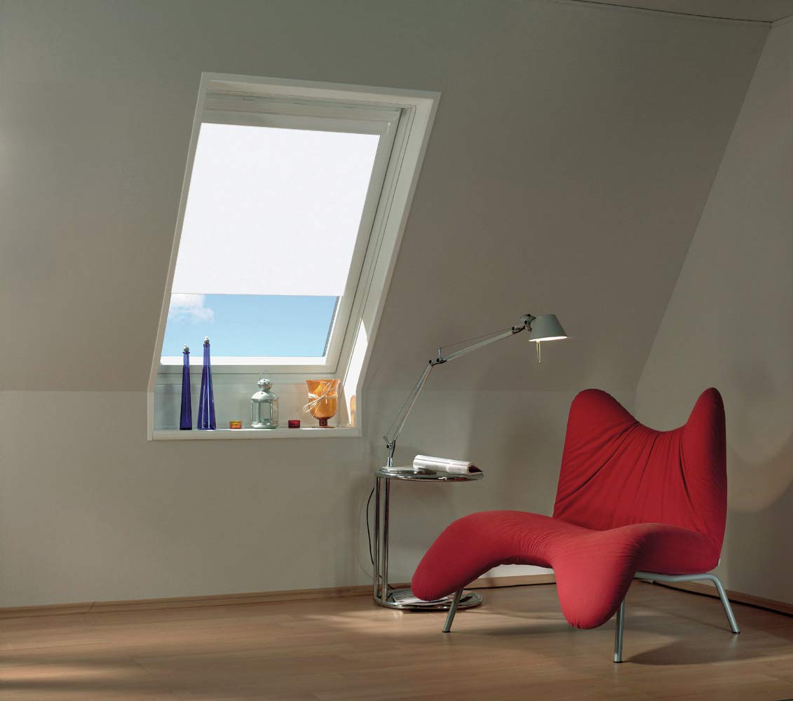 Gardinia Solid Thermo-Sonnenschutz Weiß 95x120 Dachfenster