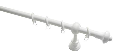 GARDINIA Chicago Bifo Gardinenstange 120cm Weiß Ø28mm