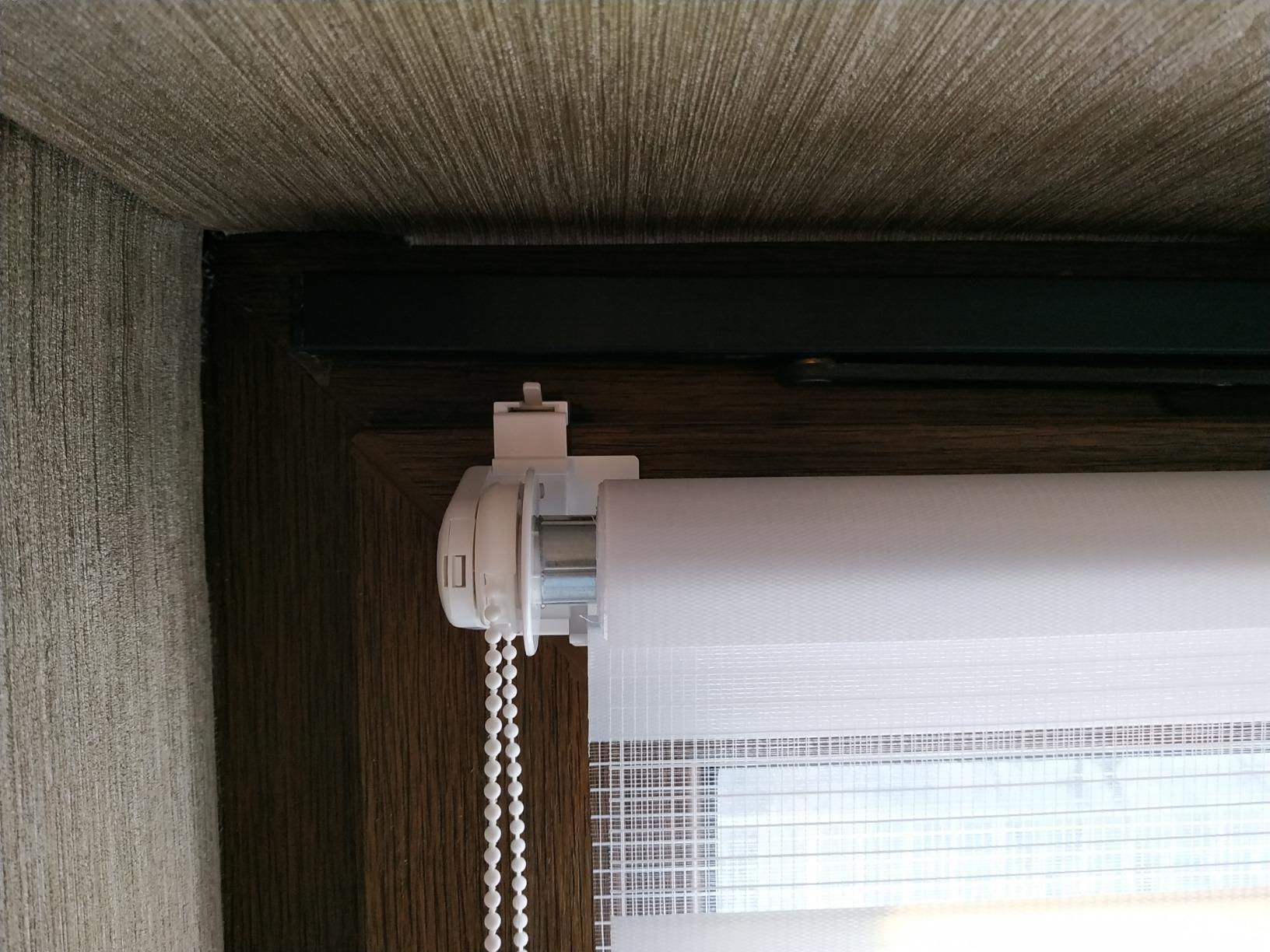Gardinia EASYFIX Shaun Doppelrollo 60x150 cm Hellgrau Streifen