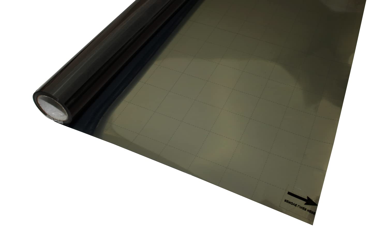 GARDINIA Solid Fensterfolie Spiegelfolie 90x150 silber statisch