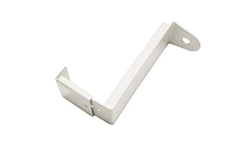 GARDINIA Chicago Adapter Spannvitrage Weiß 2 Stück