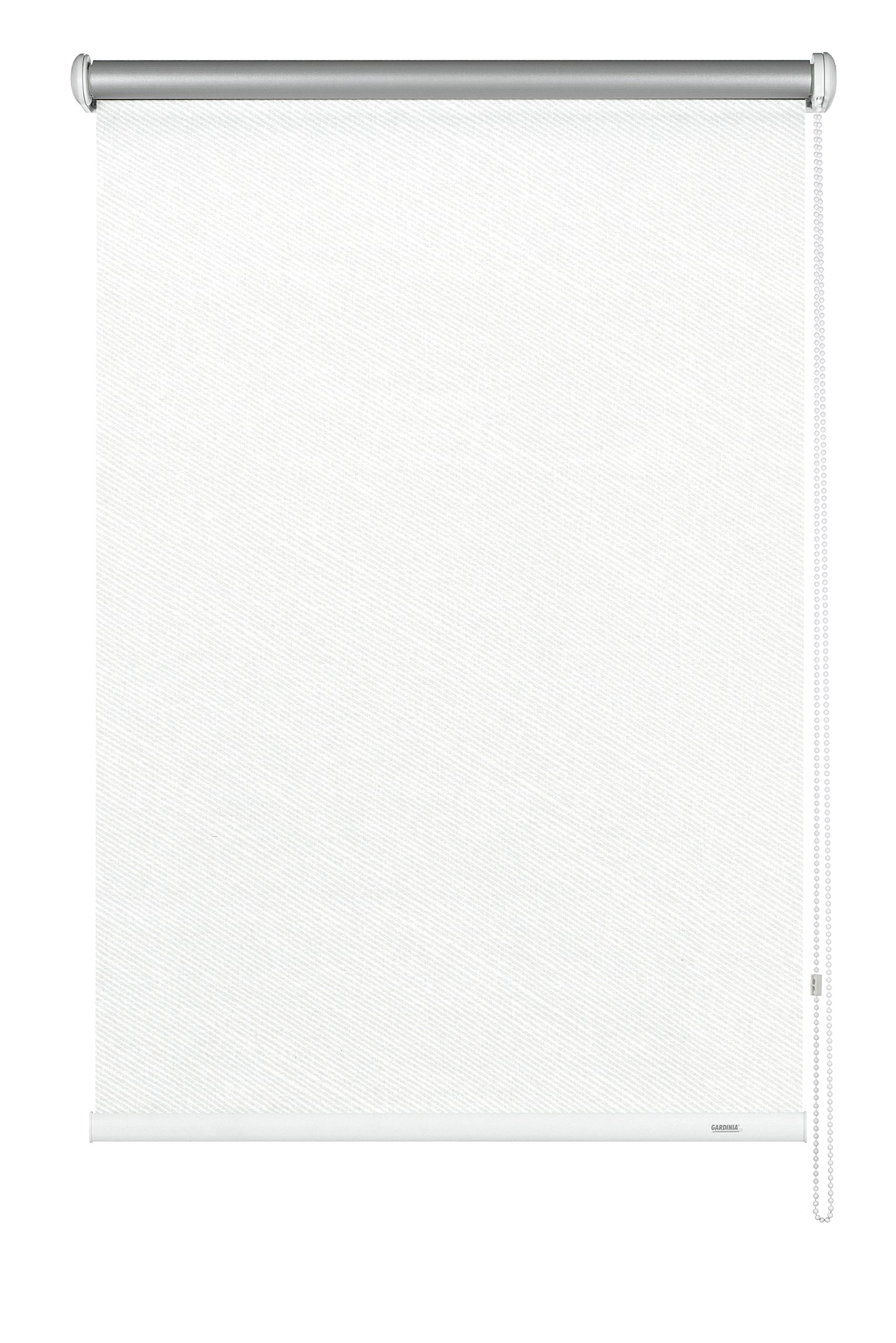 Gardinia Seitenzug-Rollo Thermo 92x180 cm Streifen weiß