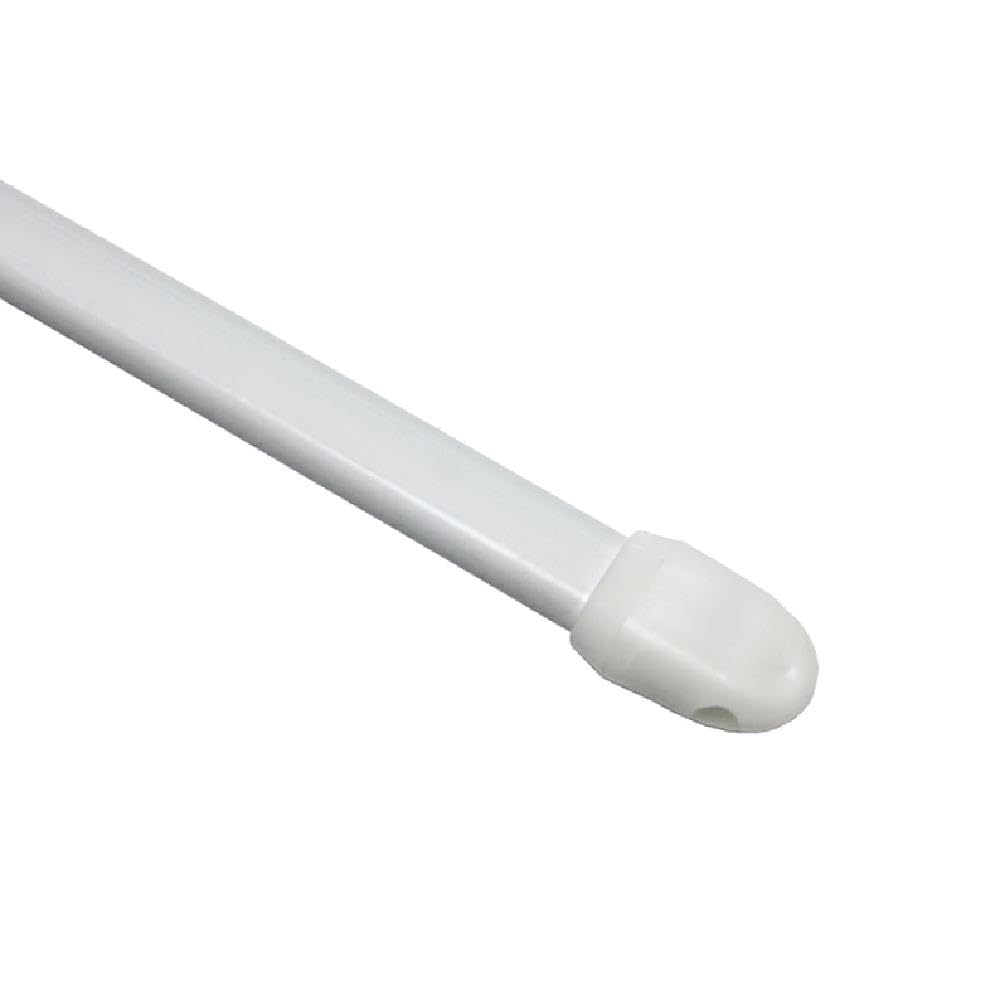 GARDINIA Denver Vitragestange weiß 30-50 cm 2 Stück