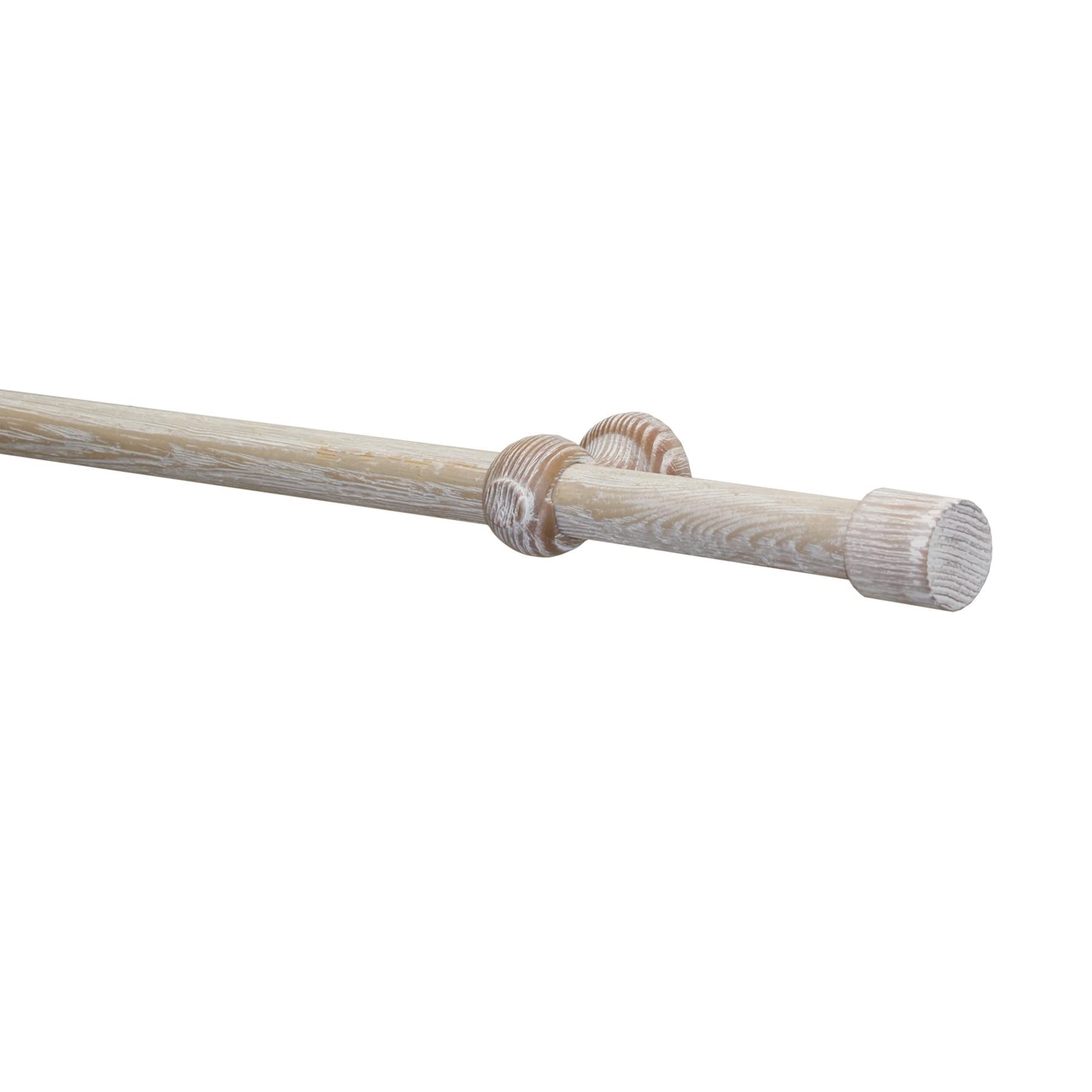GARDINIA Country Shorty Gardinenstange 160 cm Eiche Holz