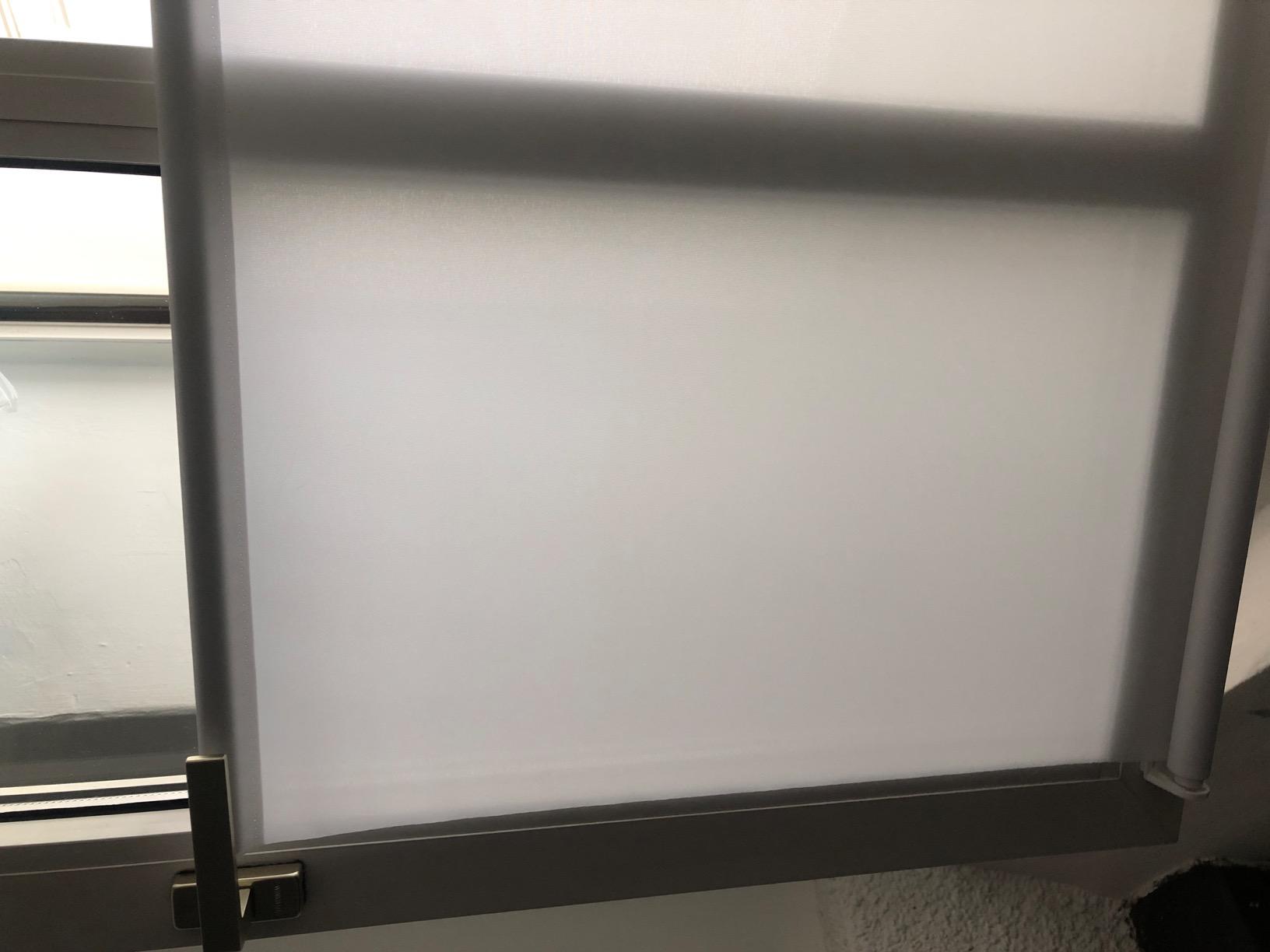 K-Home Minirollo Klemmfix 40x150 cm Weiß Tageslicht
