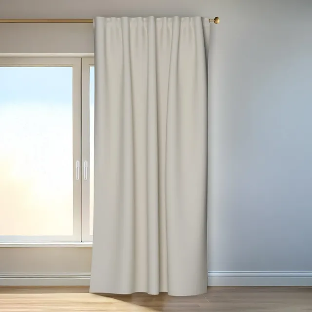 Homing Kalin Vorhang blickdicht Beige 140x245 cm