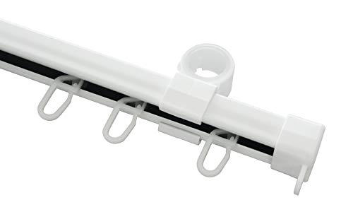 GARDINIA Chicago U-Laufschiene Weiß 110 cm Metall