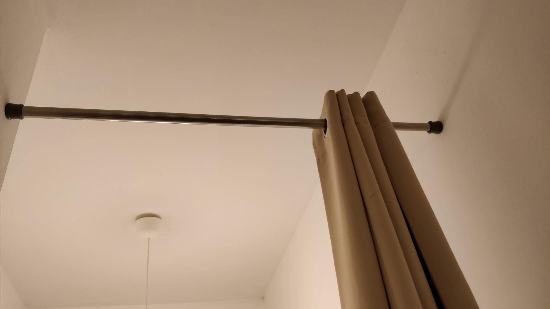 Gardinia Denver Spannstange 80-130 cm Nickel-Optik ohne Bohren