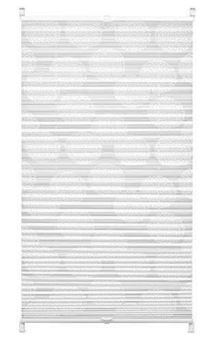 GARDINIA EASYFIX Maja Plissee 50x130 cm Weiß blickdicht