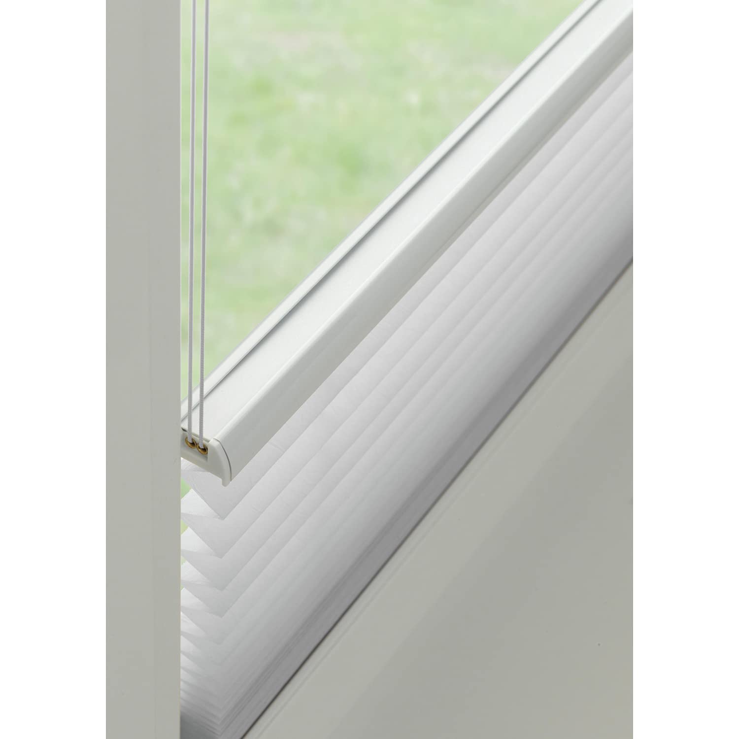 GARDINIA Plissee Concept Faltrollo Weiß 40x130 cm blickdicht