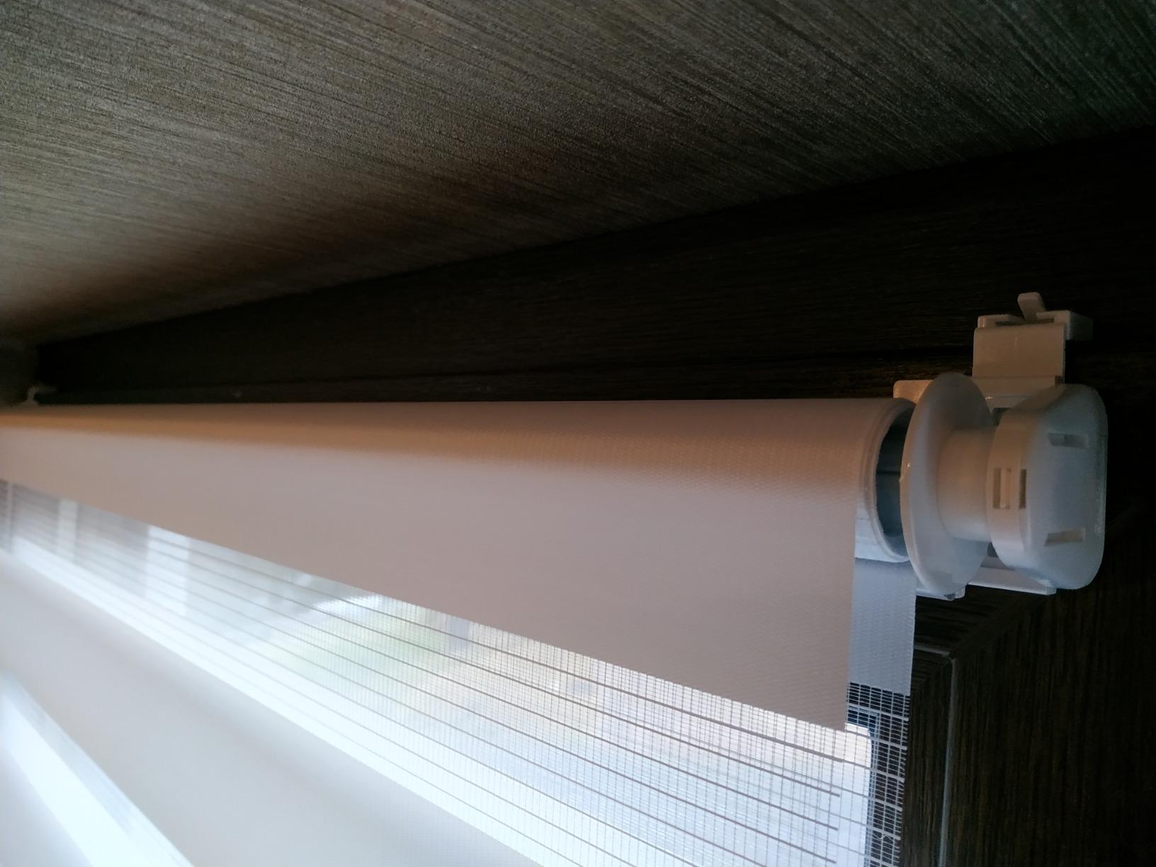 Gardinia EASYFIX Shaun Doppelrollo 60x150 cm Hellgrau Streifen