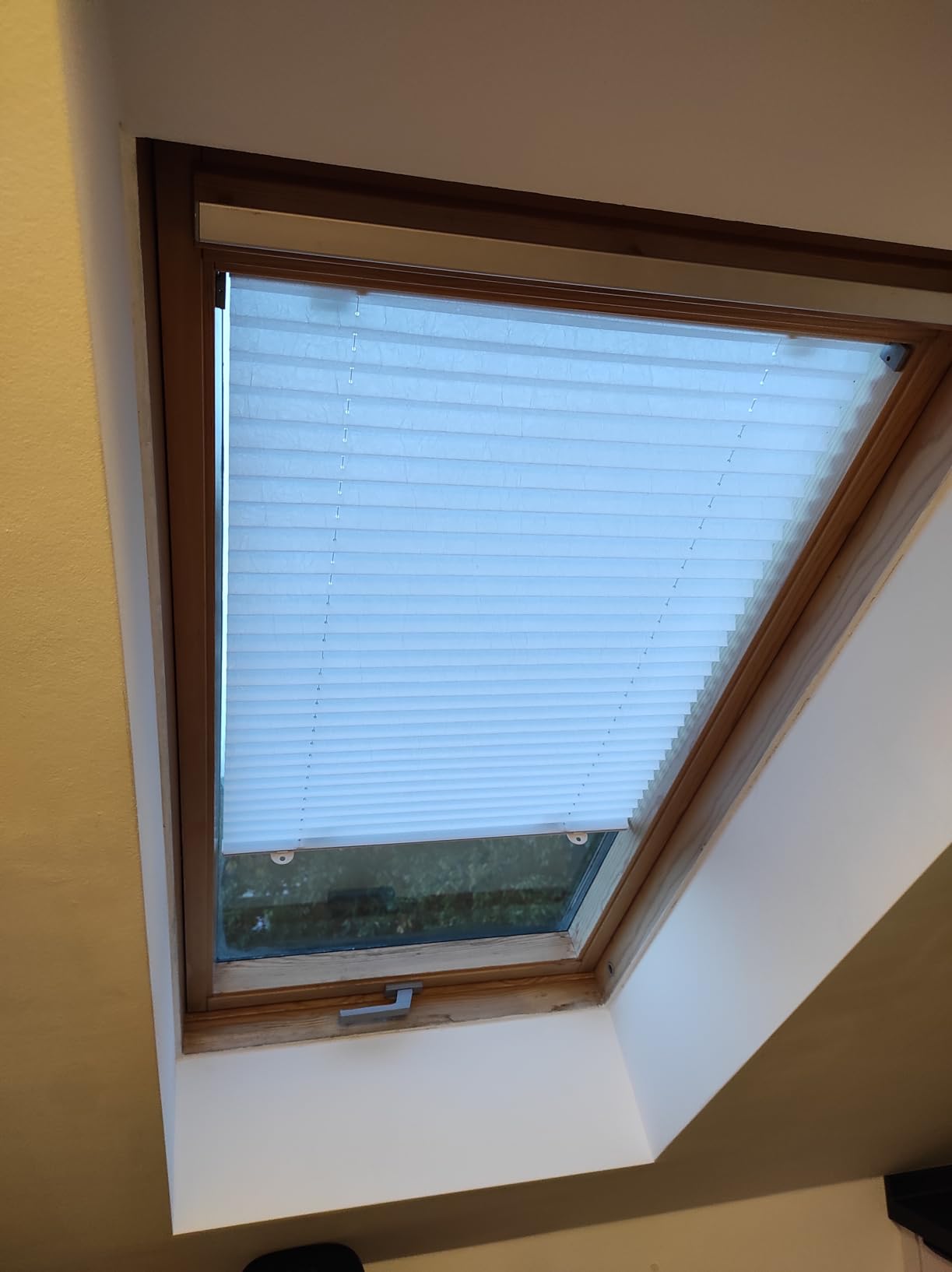GARDINIA Solo Plissee Grau 47,3x100 cm Dachfenster