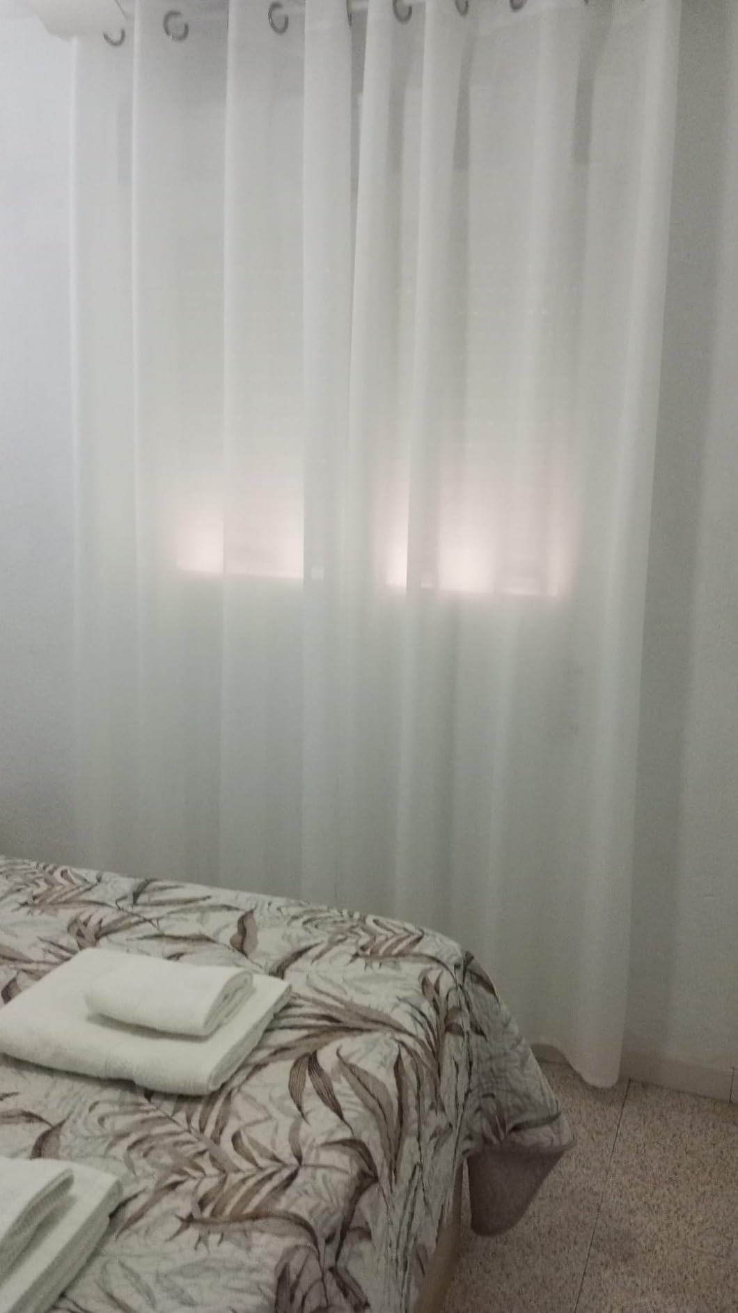 Topfinel Voile Vorhang Weiß 245x140 cm 2er Set Ösen