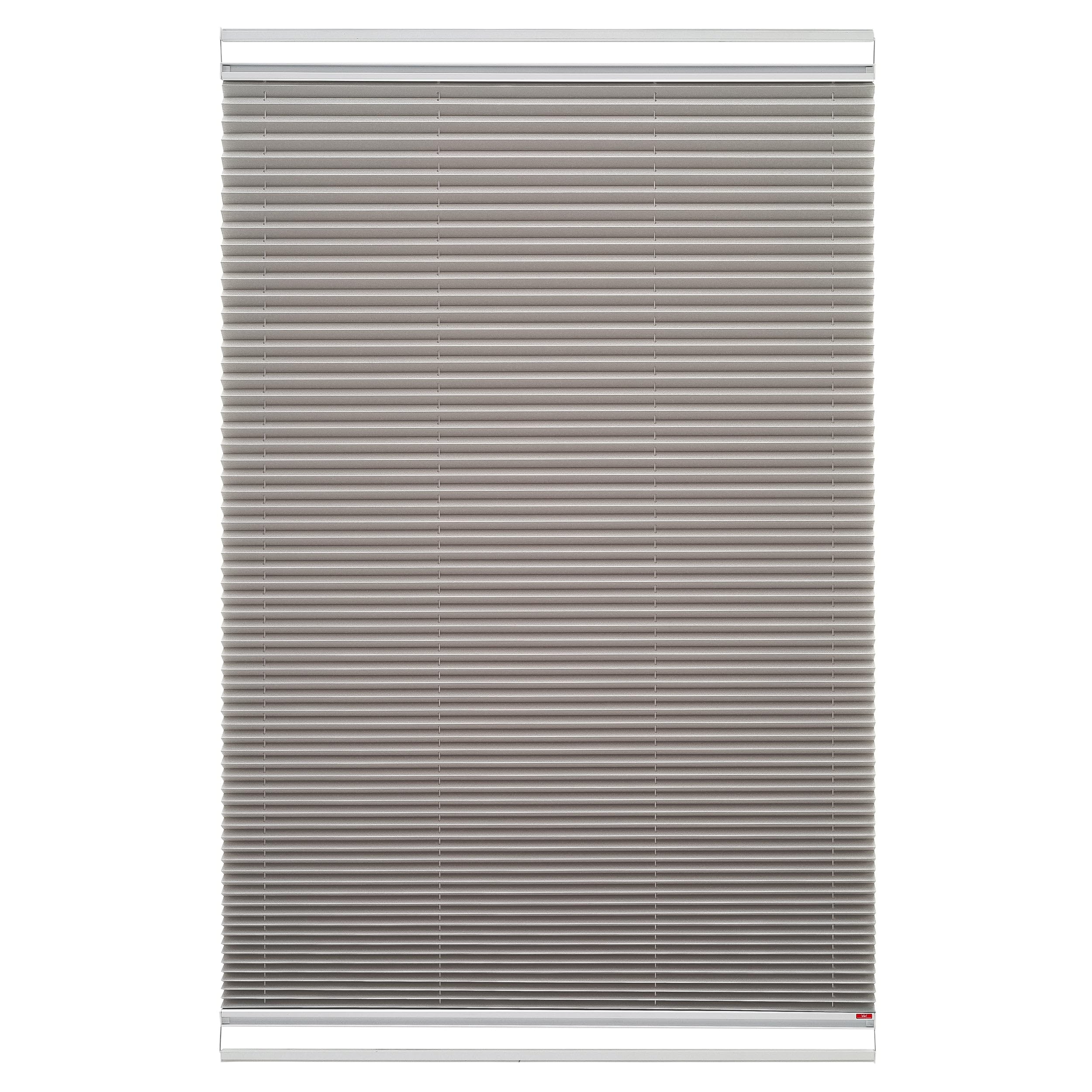Brillant Plissee-Rollos 35x130 cm Plissee hellgrau kleben
