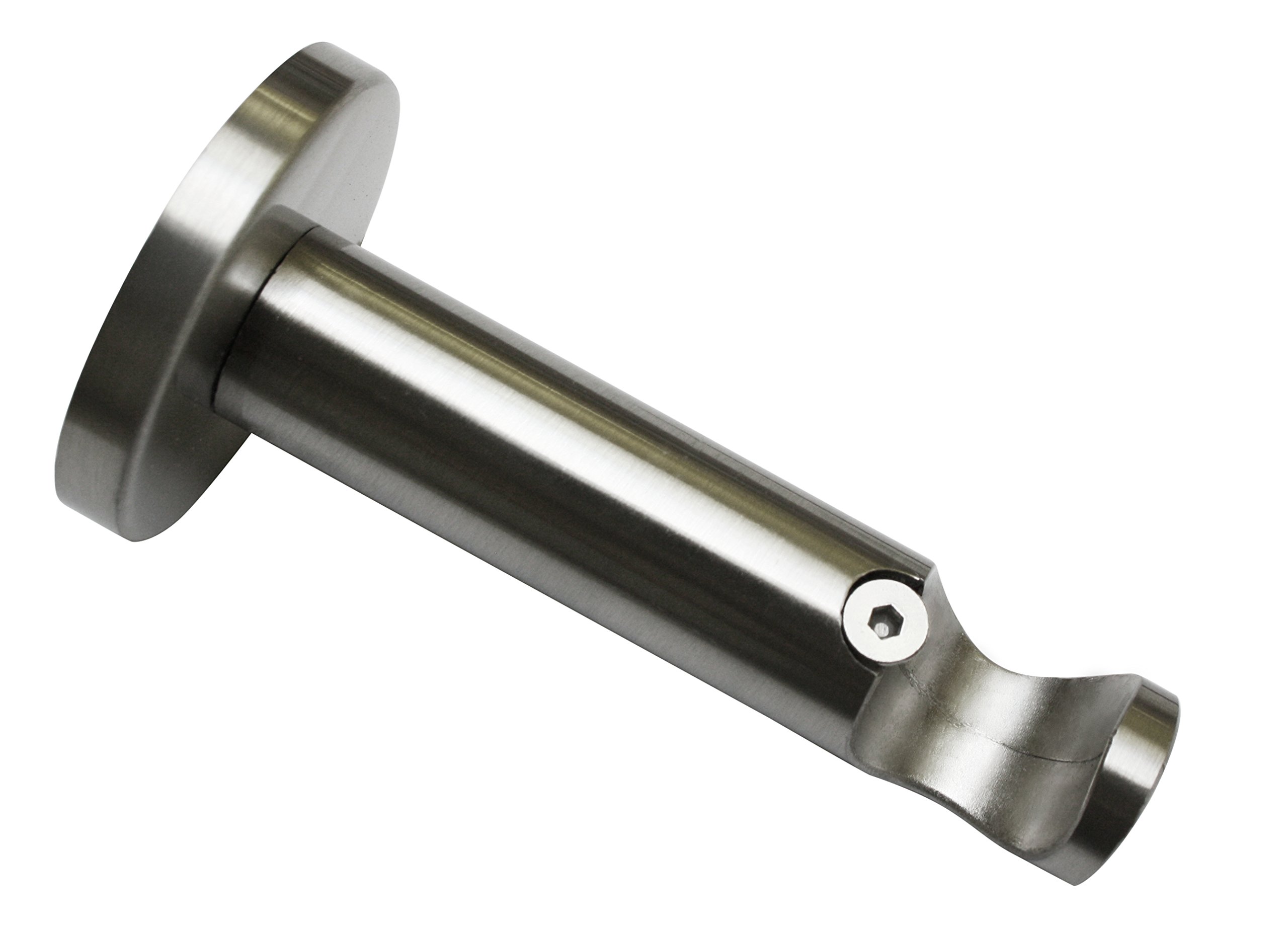 Gardinia Chicago Träger offen 20 mm Edelstahloptik 8 cm