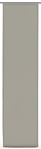 GARDINIA Solid Flächenvorhang Basic Anthrazit 60x245