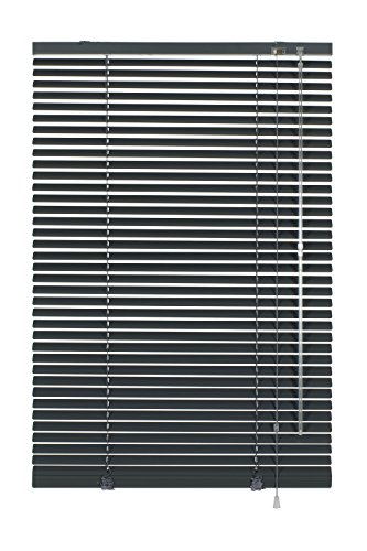 GARDINIA Solid Alu-Jalousie 90x175 cm Schiefergrau