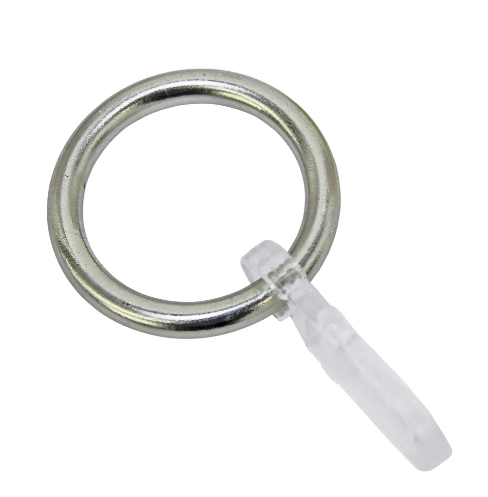 Gardinia Chicago Gardinenringe 20 mm Edelstahl 6er Pack Metall