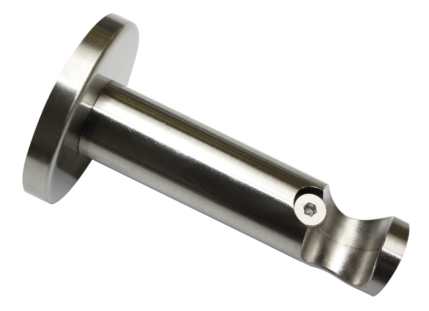 Gardinia Memphis Träger Ø16mm Edelstahl-Optik 7,5cm