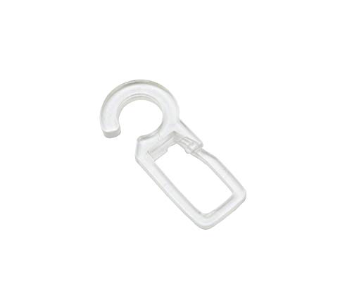 GARDINIA Chicago Faltenlegehaken Transparent 10 Stück