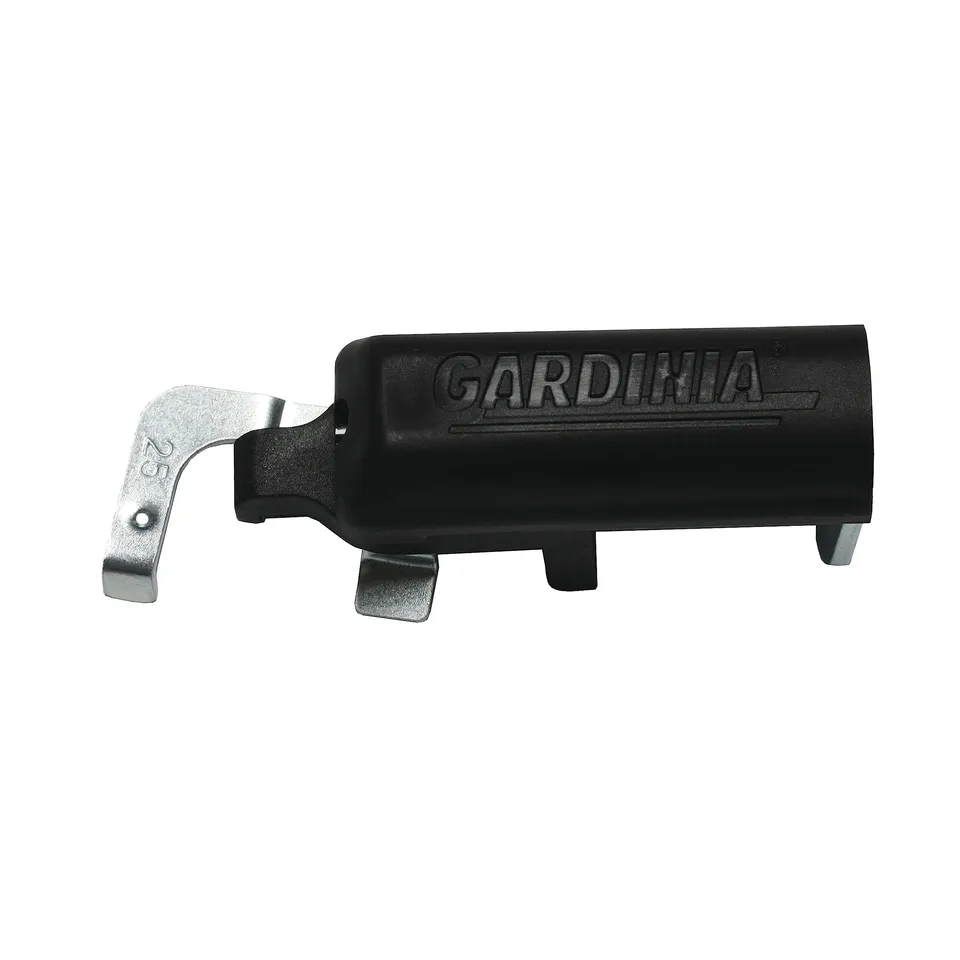 GARDINIA EASYFIX Klemmträger Schwarz 25 mm