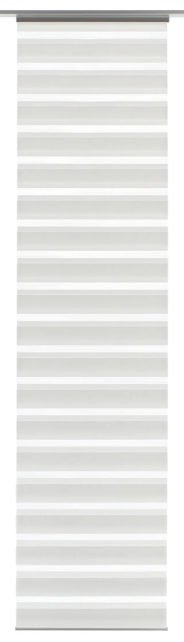 GARDINIA Solid Flächenvorhang 60x245 cm Weiß Polyester