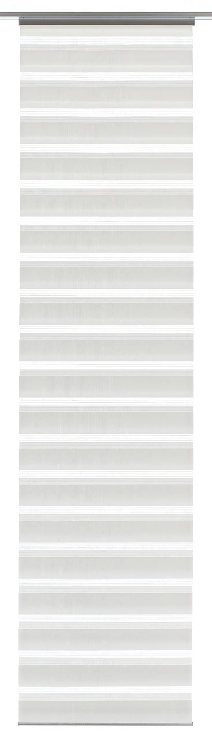 GARDINIA Solid Flächenvorhang 60x245 cm Weiß Polyester