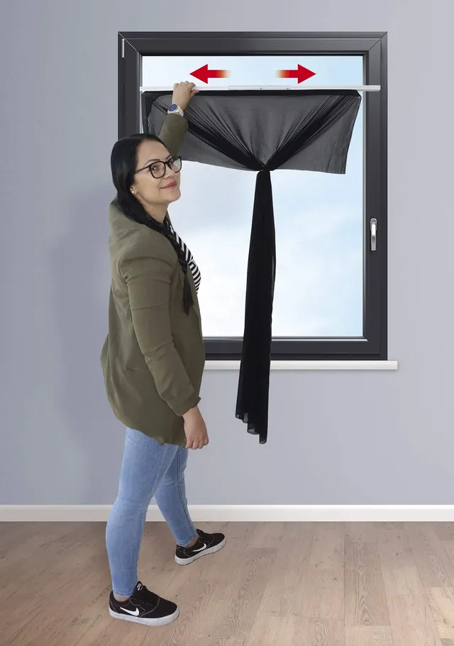K-HOME Insektenschutz Teleskoprahmen Weiß 130x150 cm