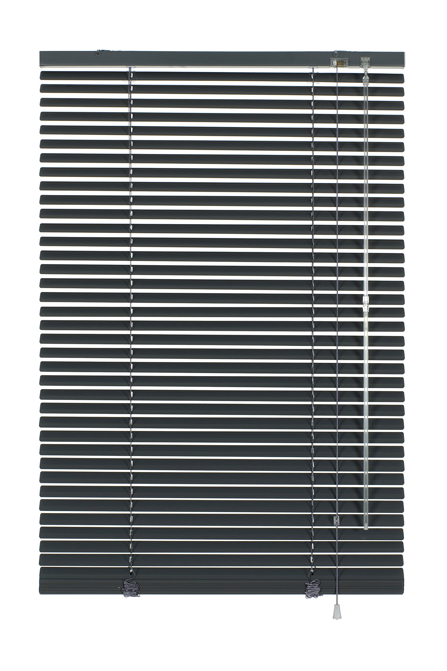 GARDINIA Solid Alu-Jalousie 90x175 cm Schiefergrau