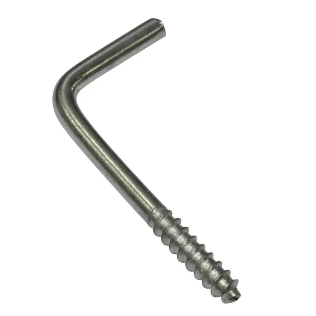 Gardinia Chicago Schraubhaken Silber-matt 20 Stück