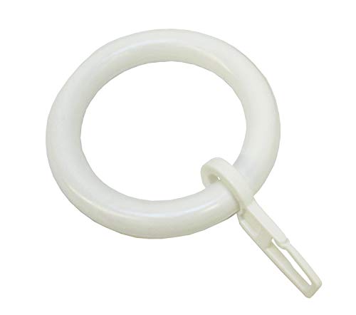 Gardinia Chicago Gardinenringe Weiß 10 Stück 8 mm