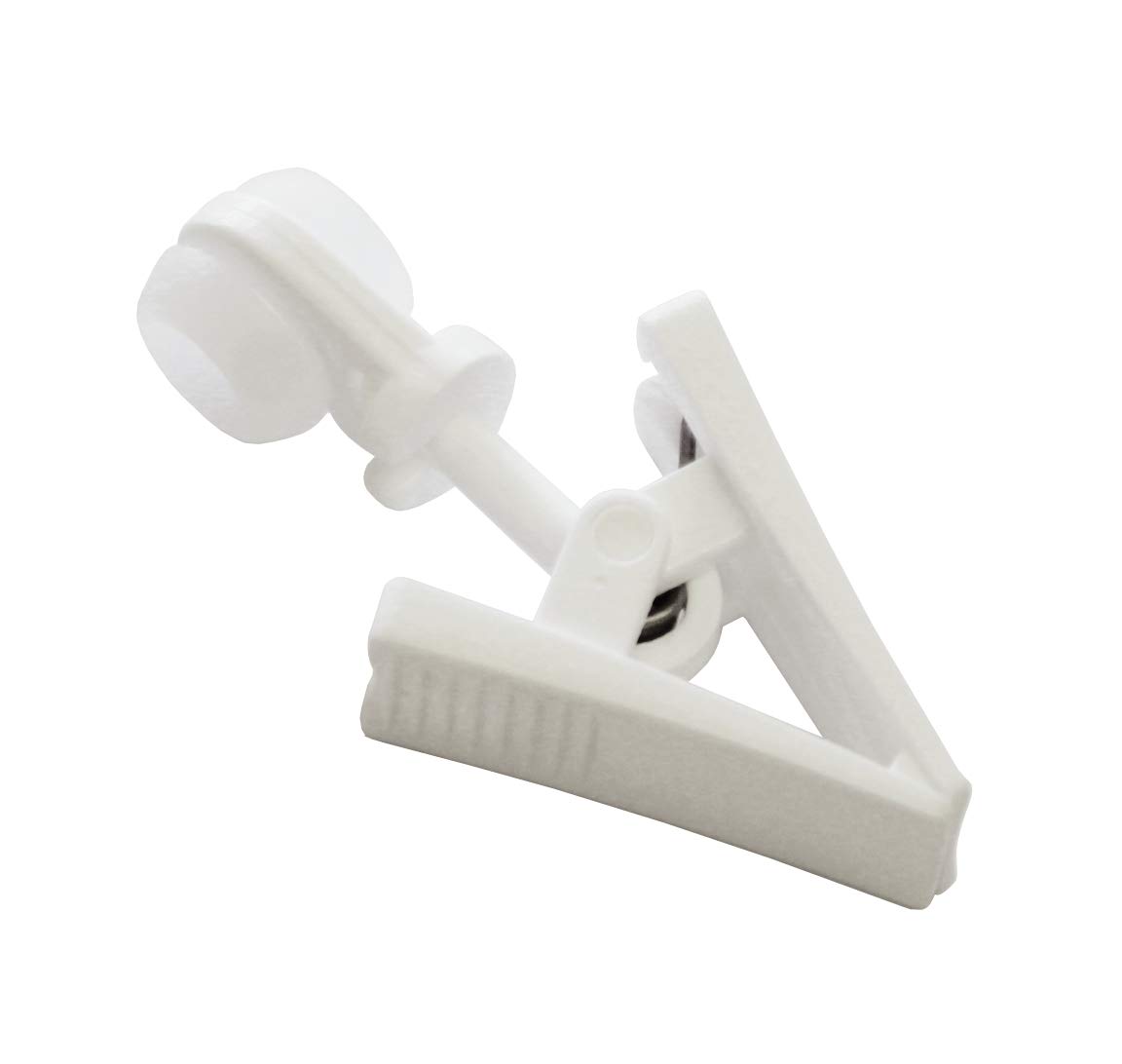 Gardinia Chicago Rollringe Weiß 20 Stück für GE / P2Ü Klammern
