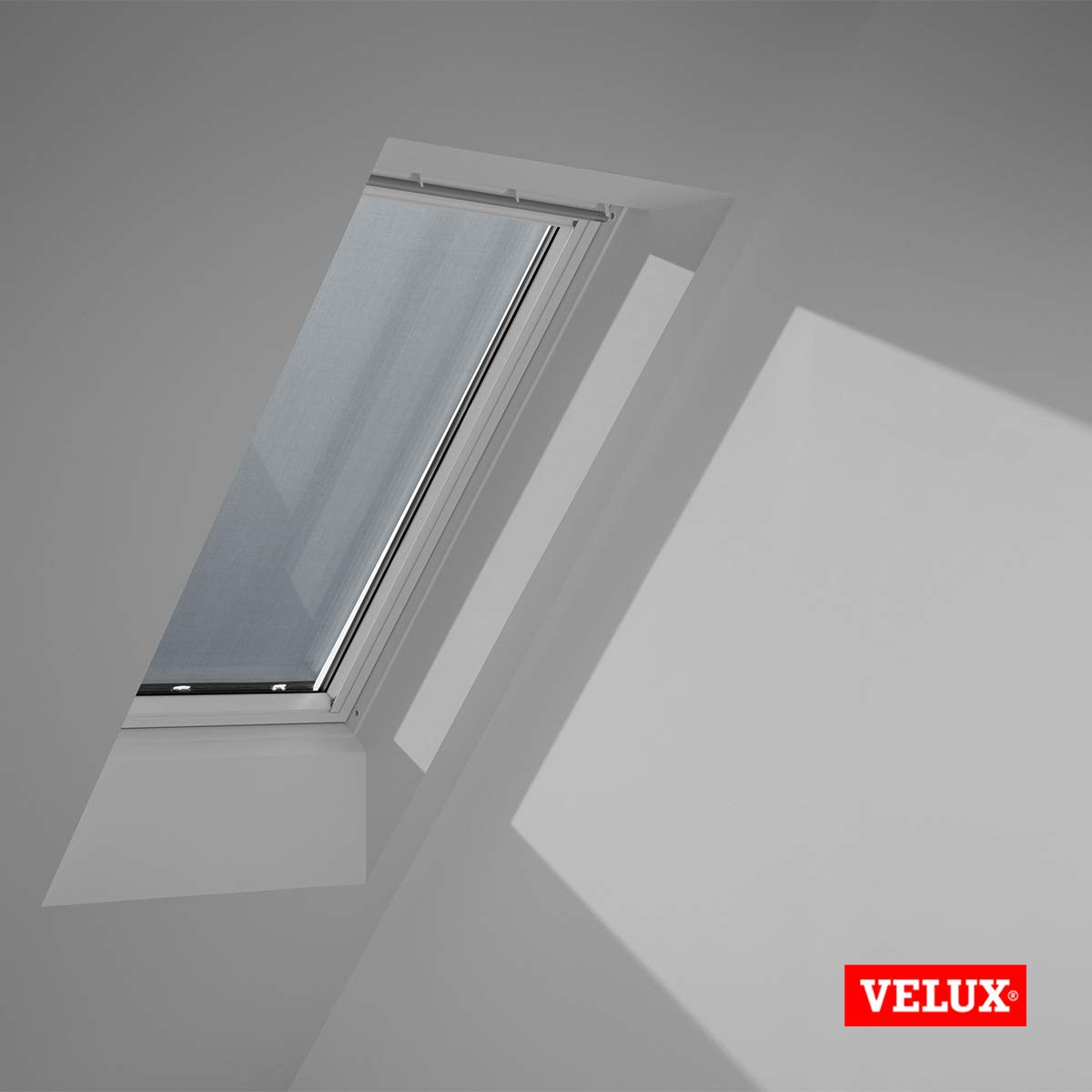 VELUX Hitzeschutz-Markise B37xH98 Schwarz MHL manuell