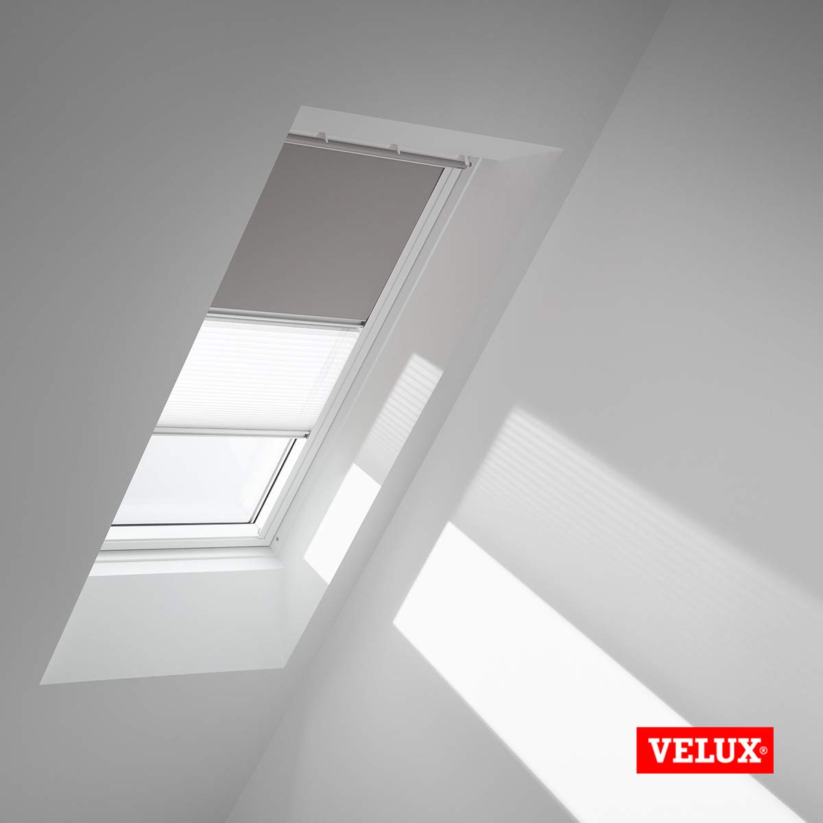 Velux Verdunkelung Plus DFD C02 Rollo Grau weiß