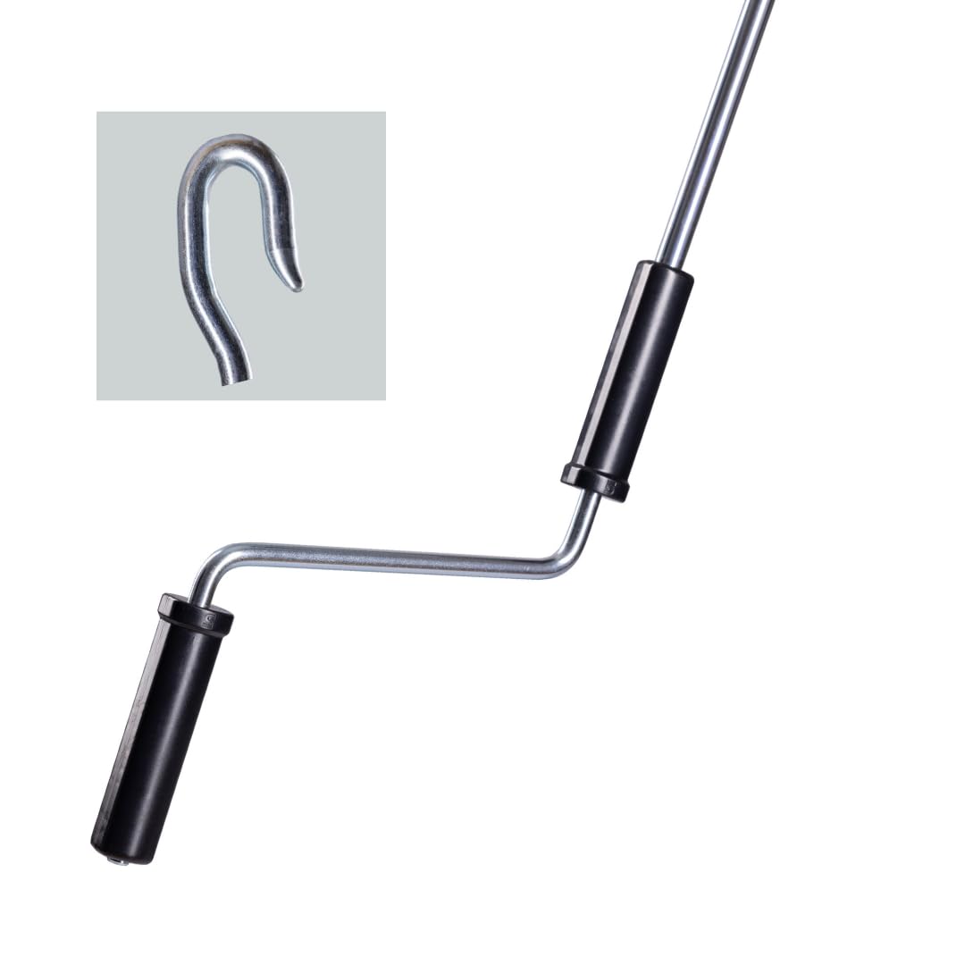 Warema Terrea Markisenkurbel 1600 mm Stahl verzinkt Haken