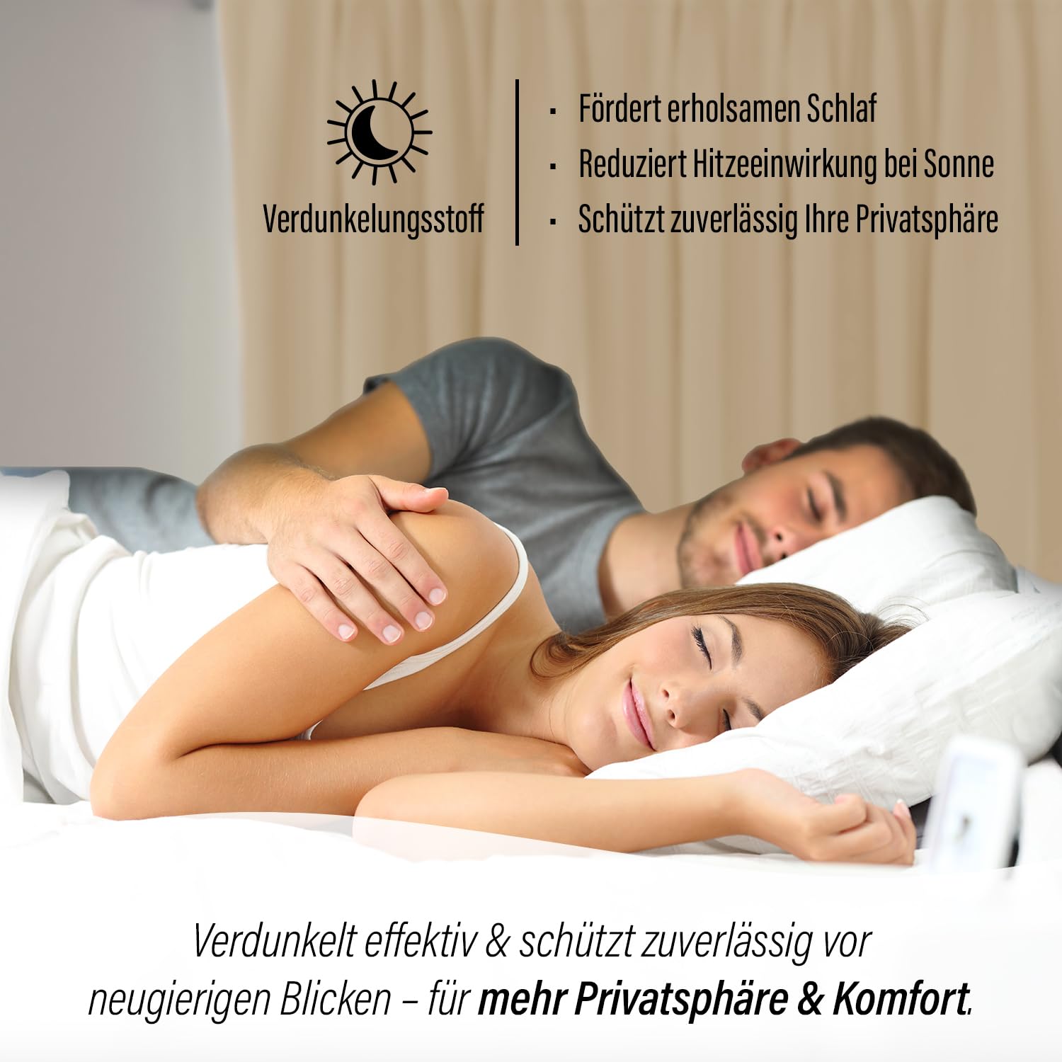 Homing Vorhang Mia 140x245 cm Champagner Verdunkelung