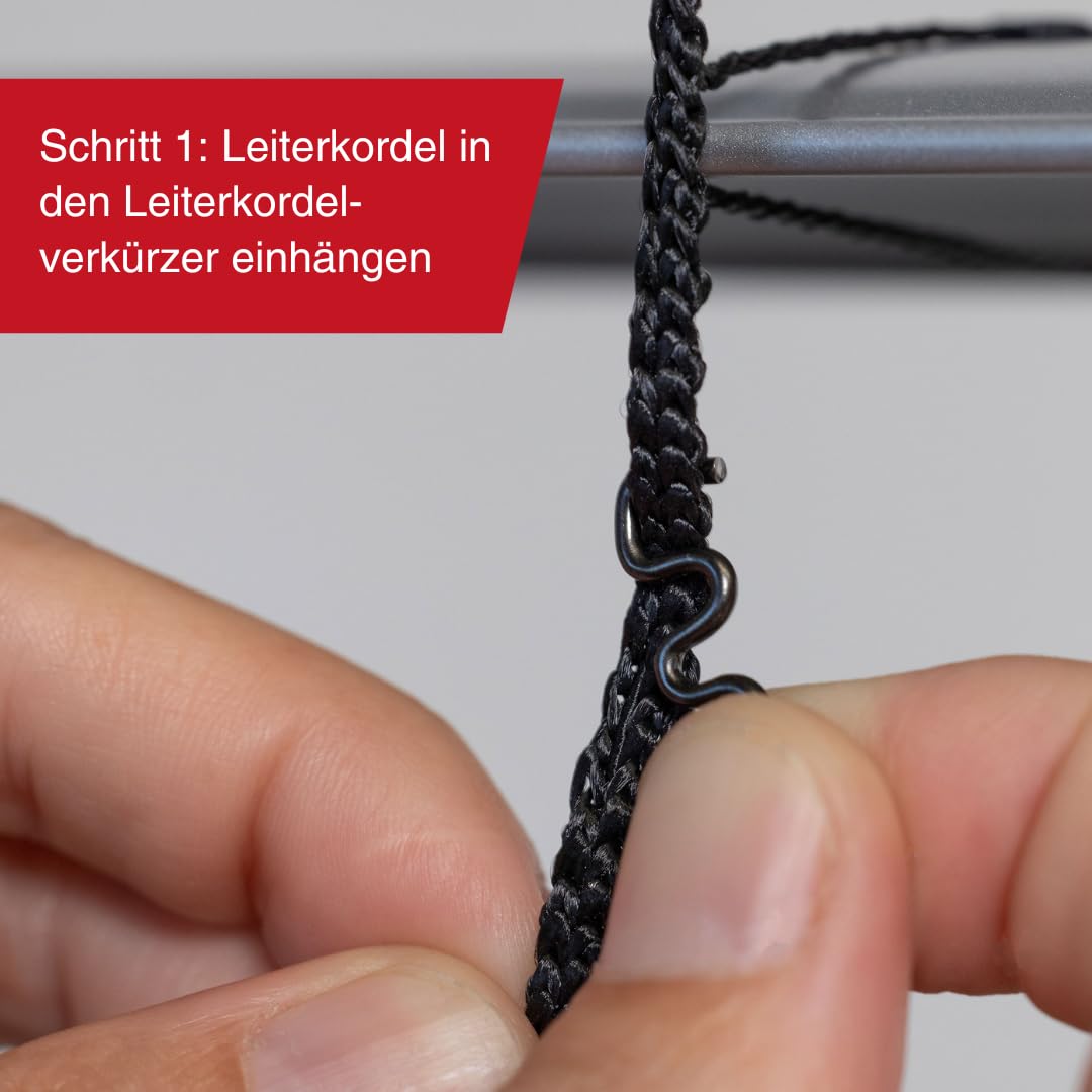 WAREMA Terrea Leiterkordelverkürzer 10er-Set Schwarz