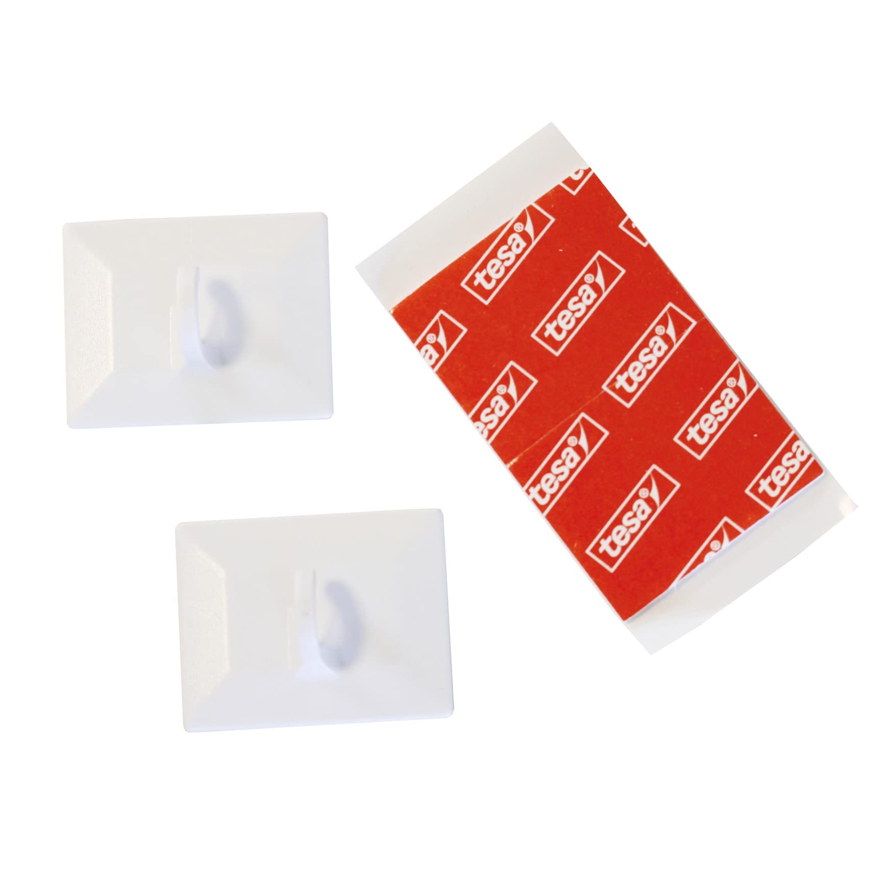 GARDINIA EASYFIX Klebehaken Weiß 2 Stück für Raffrollo Bambusrollo