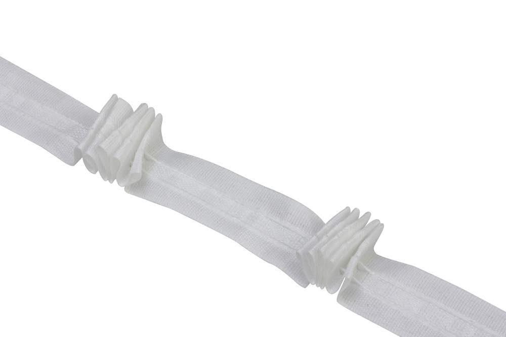 Gardinia Chicago Faltenband Gardine weiß 10 m 5er Falte