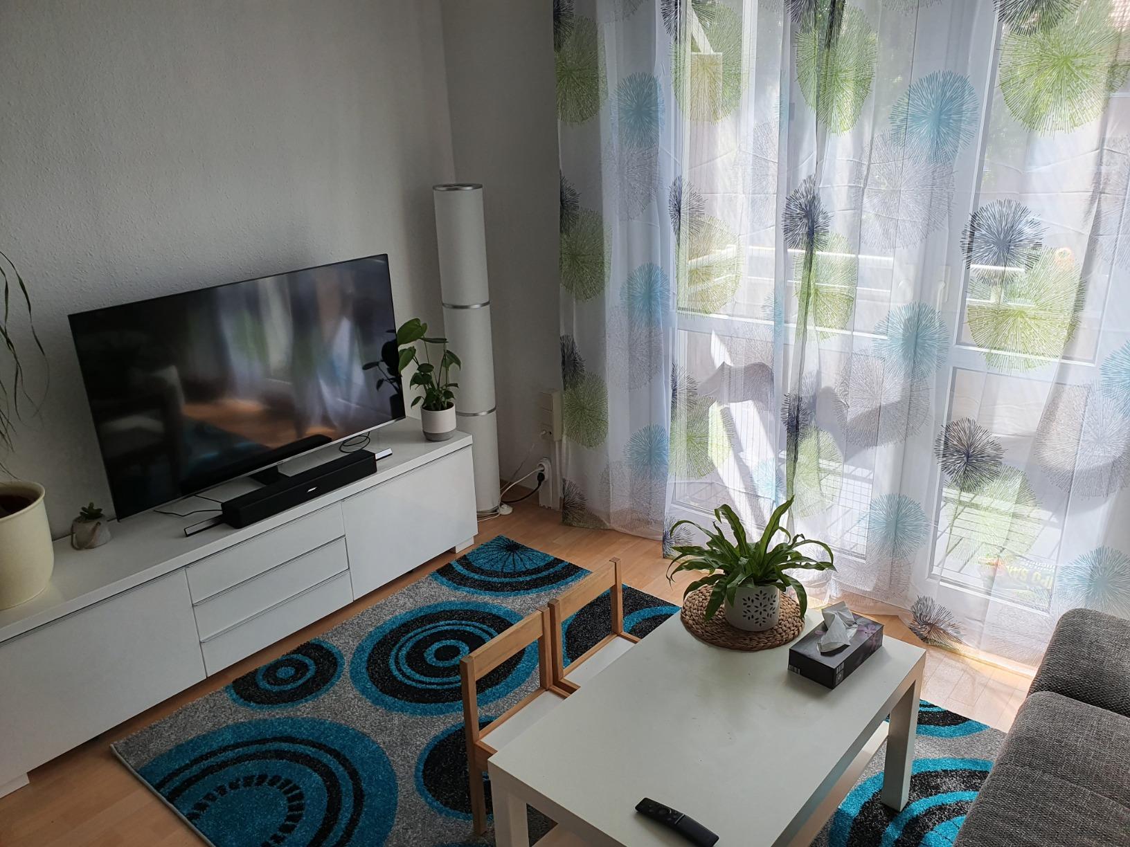 Home Fashion Rawlins Schlaufenschal 225x140 cm Grün bedruckt