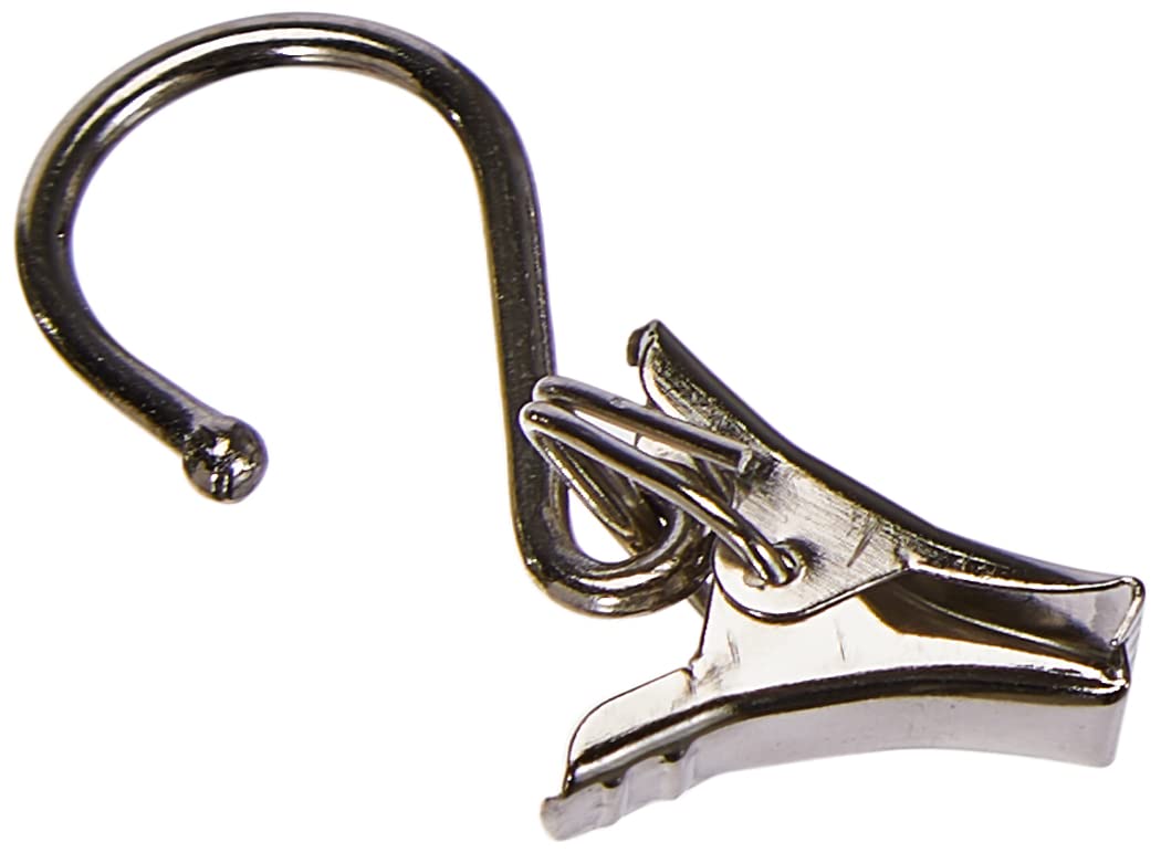 GARDINIA Chicago Seilklammer Metall Nickel 20 Stück