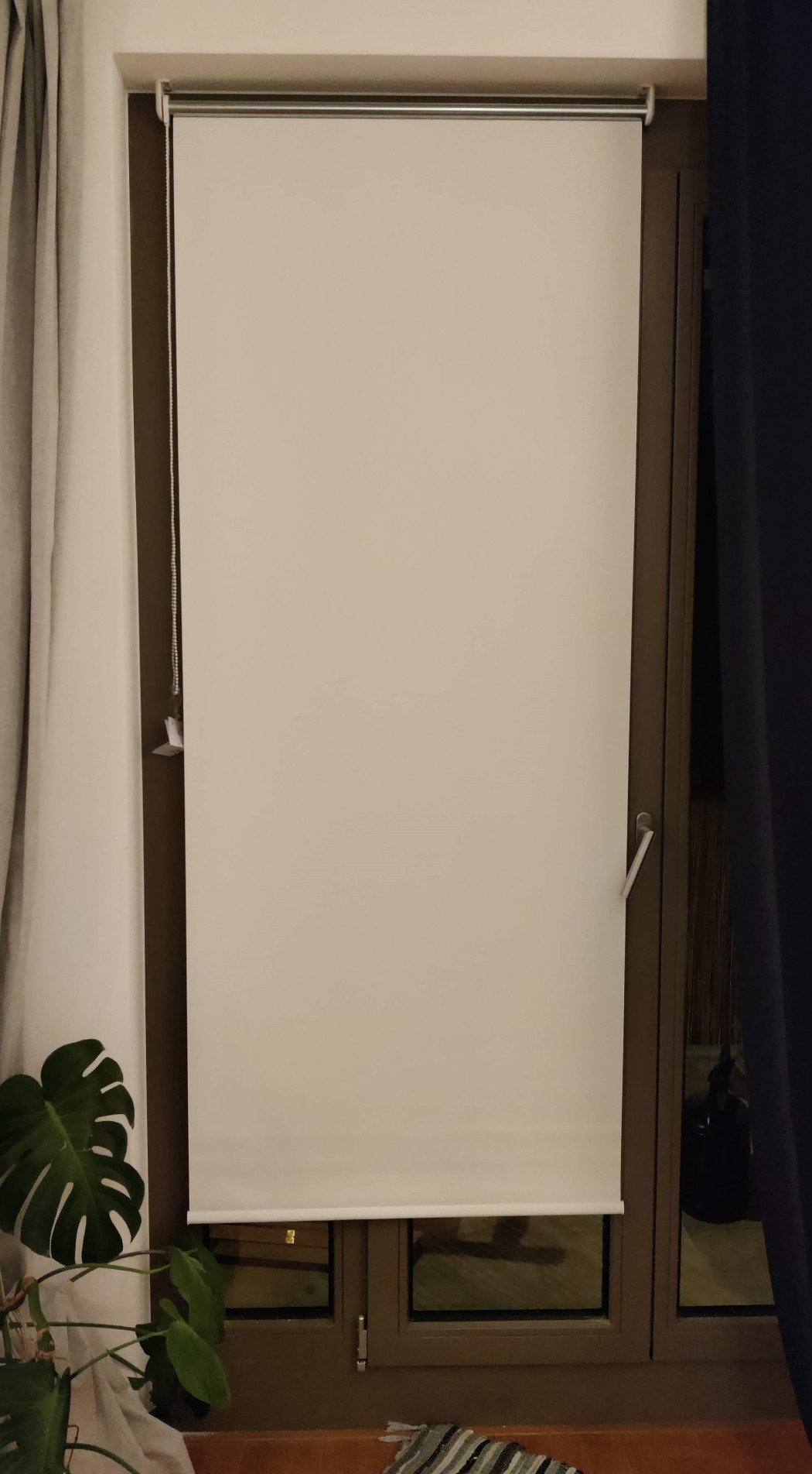 Gardinia Seitenzug-Rollo 92x180 cm Mocca lichtundurchlässig