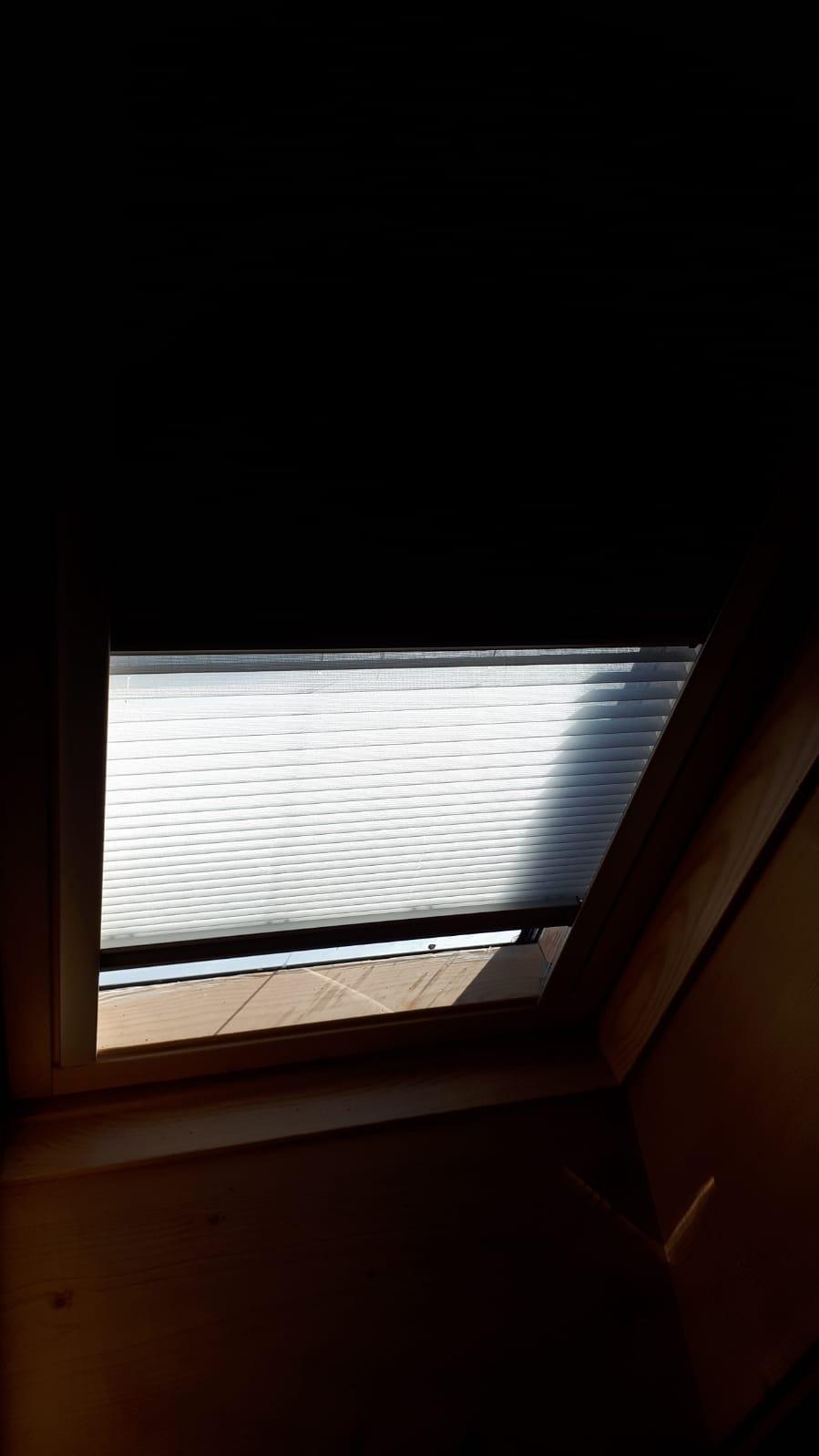 VELUX Verdunkelung Plus C02 Verdunkelungsrollo Weiß Duo