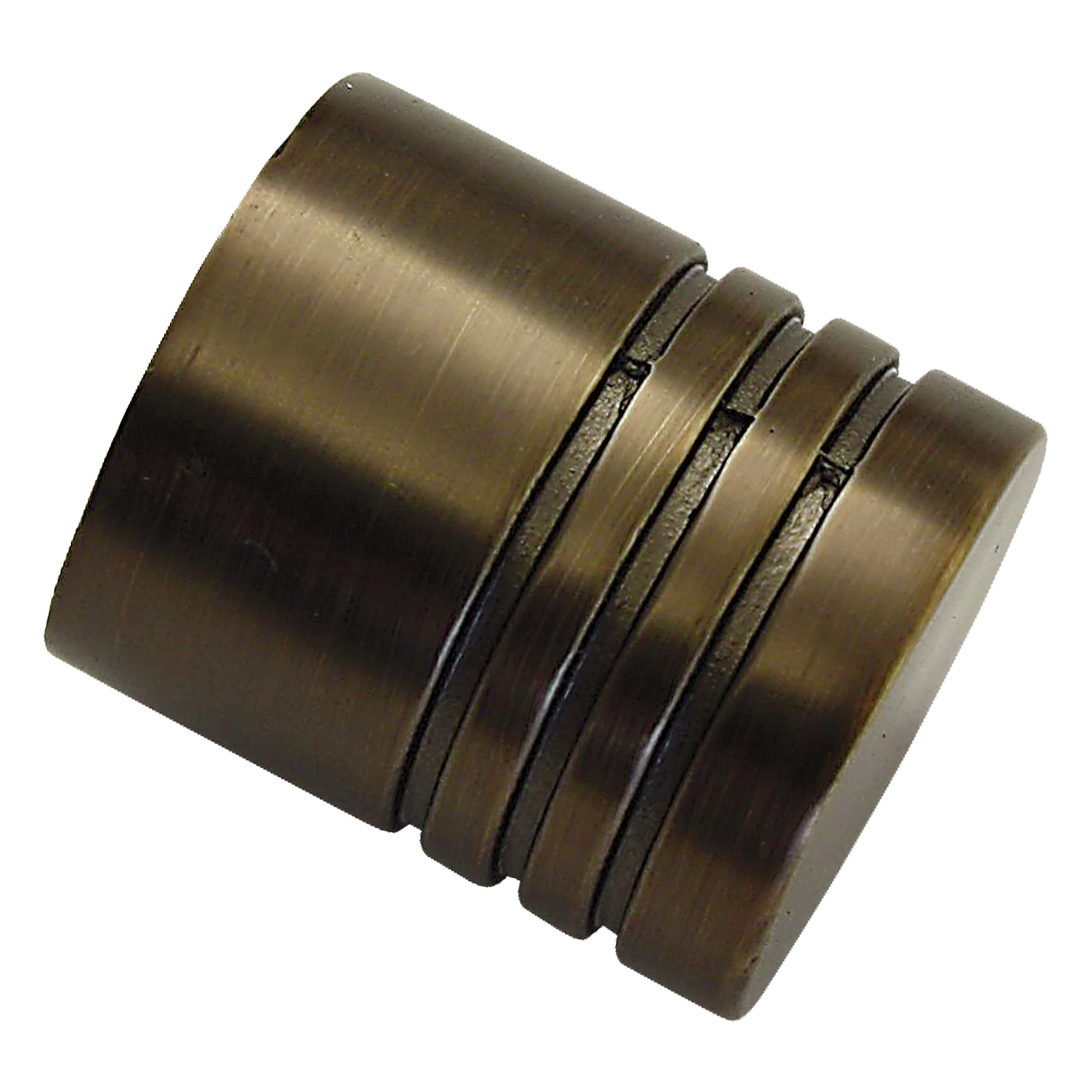 Gardinia Chicago Endknopf Spitze 20 mm silber