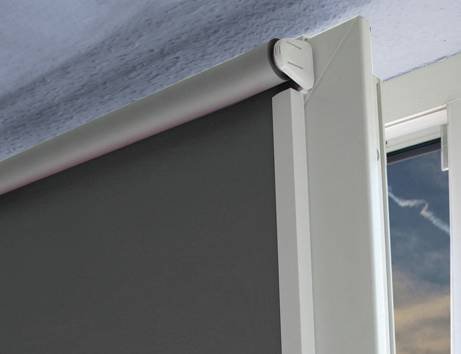 Gardinia Easyfix Rollo Seitenprofil 150 cm Weiß 2 Stück