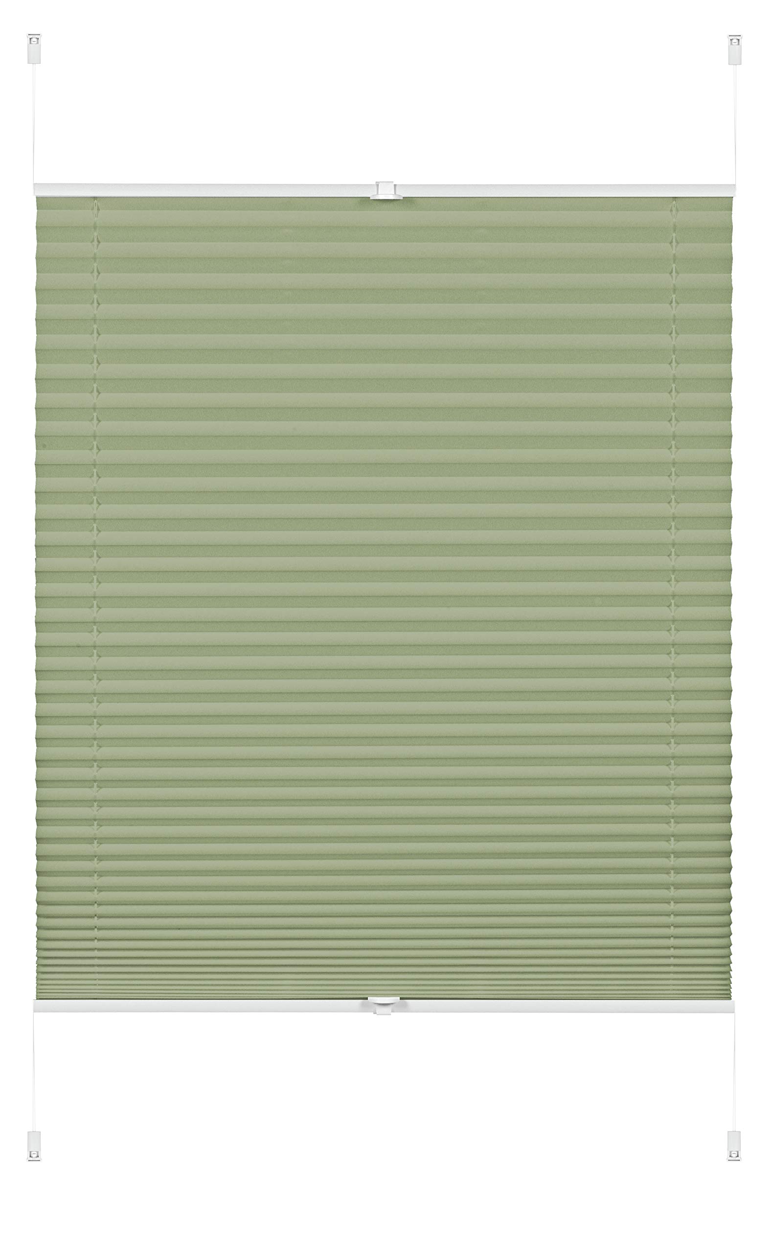 GARDINIA EASYFIX Greta Plissee Rauchblau 50x130 cm