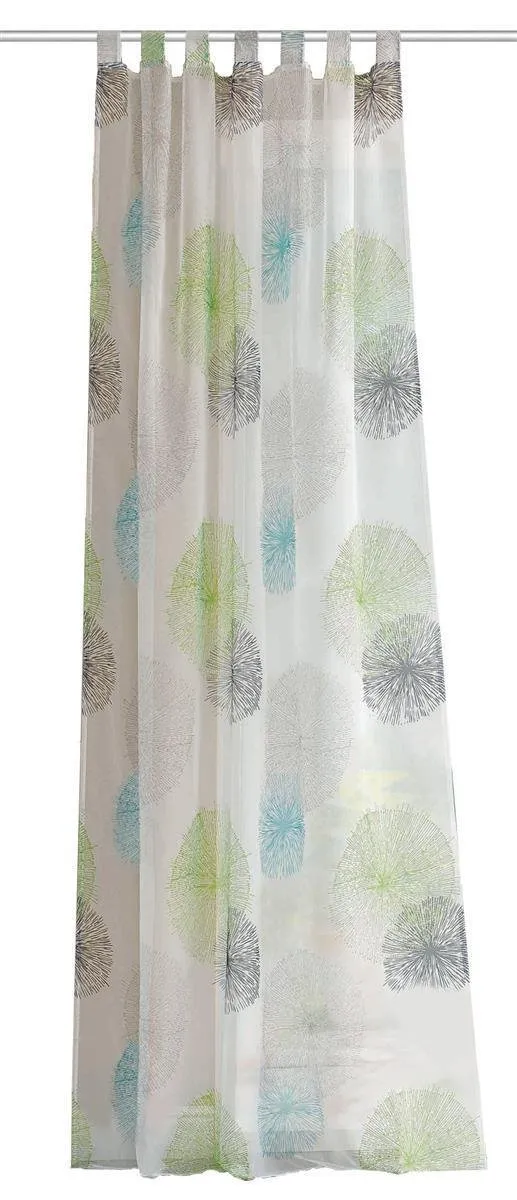 Home Fashion Rawlins Schlaufenschal 225x140 cm Grün bedruckt